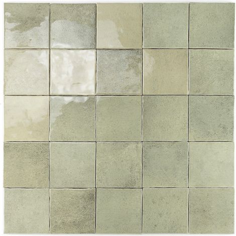 Carrelage Morocco Sauge 10x10 cm