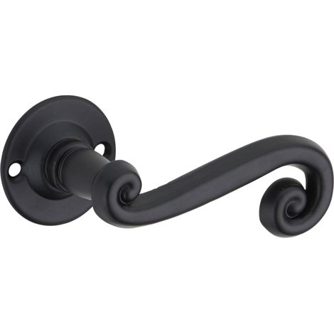 THIRARD - Paire de béquilles pour porte, carré 7mm, acier noir - THIRARD (1/2)