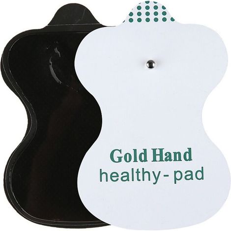 Gourd-shaped electrodes (2 pieces/5 pairs) compatible with TENS and EMS devices, clip-on hydrogel replacement electrodes for muscle stimulation - AquaForge (1/5)