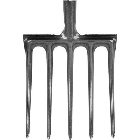Fourche à bêcher de jardin,Acier à haute teneur en carbone Résistance élevée Prévention de la corrosion Anti-casse,5 dents (1/5)