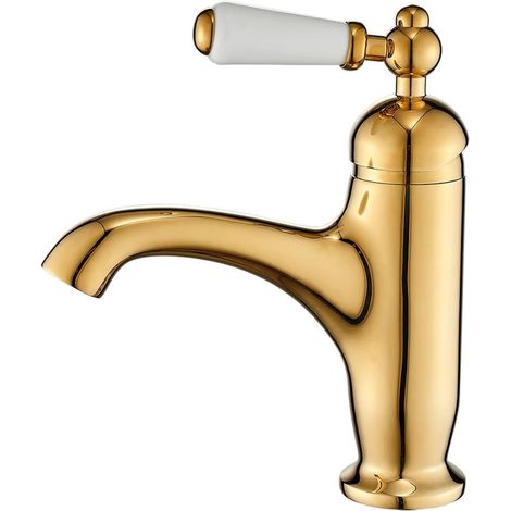 Mitigeur de lavabo - laiton - pour vasque et usage quotidien (1/5)