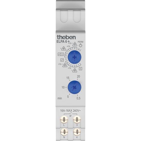 Theben ELPA 6 plus - Elektronischer Treppenlicht-Zeitschalter, für LED-Leuchten (1/5)