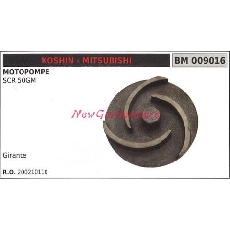 Girante KOSHIN motopompa SCR 50GM 009016