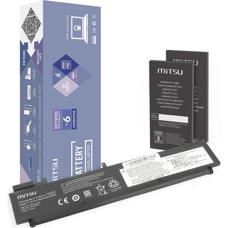 Batteria per Lenovo ThinkPad T460s T470s - posteriore (1/5)