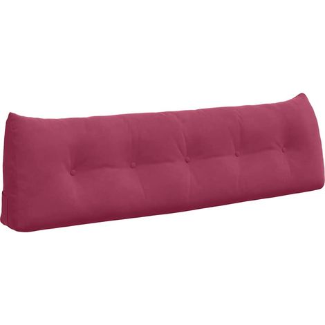 Coussin de Dos Bordeaux 160 x 24 x 50 cm Velours (1/5)