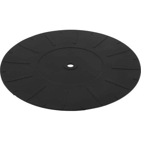 Tapis De Platine Vinyle Silicone Antistatique 6.69 Pouces Coussin De Protection Réduit Vibrations Et Bruit pour Platine Tourne-Disque Accessoire Vinyle (1/5)