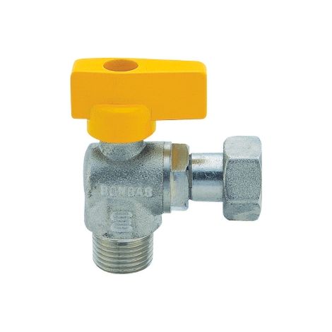 RUBINETTO A SFERA PER GAS A SQUADRA MASCHIO- 1/2 x 1/2  DN 15- ENOLG- pezzi 1