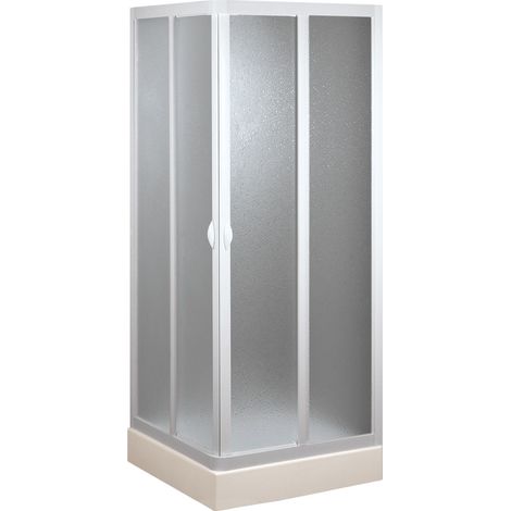 Schiebe-Duschkabine aus Acryl mod. Venere H 190 cm 75x90 cm mit zentraler Öffnung