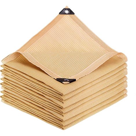 ZHIJIA PREMIUM Filet d'ombrage 80% avec œillets 2x4m pour auvent, toit et clôture de jardin (1/5)