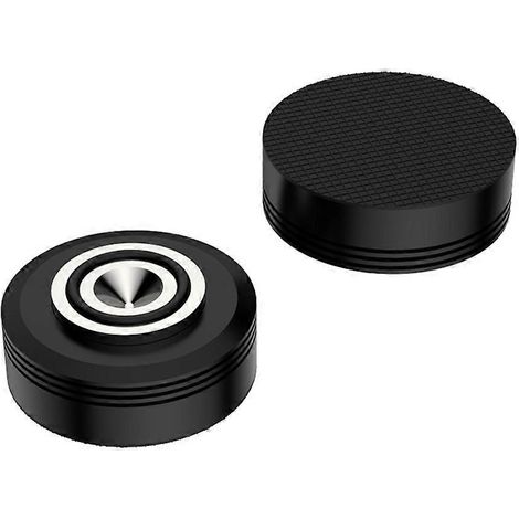 Set mit 4 hochwertigen 50 x 22 mm Lautsprecherfüßen aus Aluminiumlegierung, schwarzer Verstärkerständer (1/5)