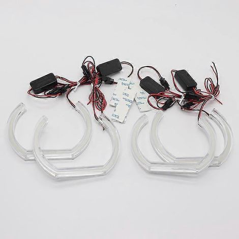 Für BMW 5er F10 F11 F18 520i 523i 525d 528i 530d 530i 535d M5 Angel Eyes Tagfahrlicht im DTM-Stil und M4-Stil – Version 1 (1/5)