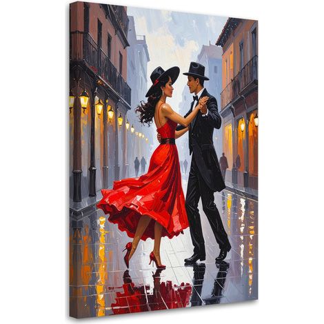 Wandbild Verliebtes Paar Tanz 70x100 cm