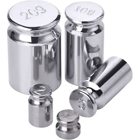 Pesos de calibracion para basculas digitales 1-20 gramos