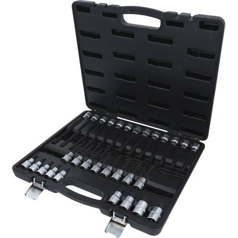 KS TOOLS  1/2" Juego  de puntas  de vaso  para tornillos  hexagonales,  30 pzs.  - 911.4510 (1/5)
