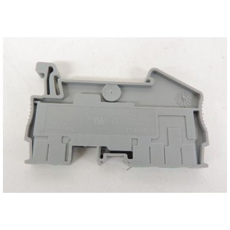 Bloc de jonction passant 3 points pour fil souple 2,5mm² gris raccordement bornes push-in SCHNEIDER NSYTRP23