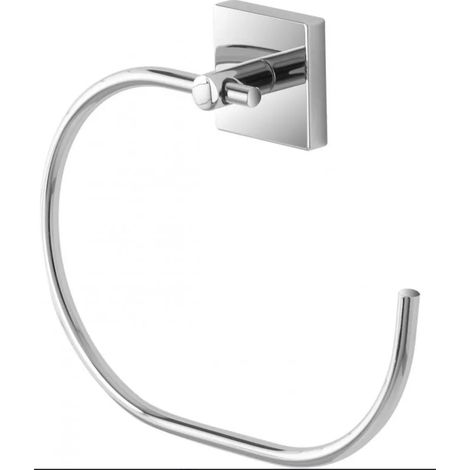 Portasalviette porta salviette easy cromo 5x20x18cm arredo bagno 959005 feridras