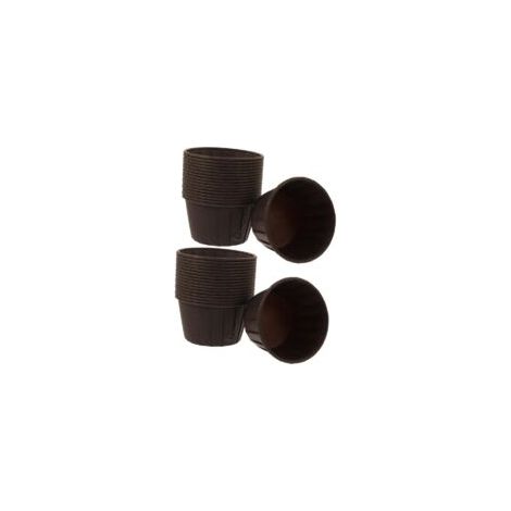 Set di 50 pirottini per muffin in carta oleata resistente allo sbiadimento, ideali per la cottura e le feste - Crezuo (1/4)