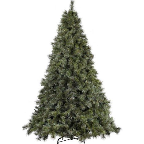 Albero di Natale Artificiale 180 cm 54 Rami Quercia del Gargano Verde (1/5)