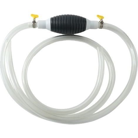 Pompa di aspirazione per liquidi multifunzione, pompa per carburante, pompa manuale, diesel, pompa per auto, pompa di aspirazione con tubo flessibile e fascetta metallica, pompa a sifone manuale per b