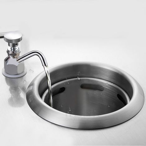 Ensemble robinet en acier inoxydable Dipperwell pour évier, accessoire de café, outil de lavage (1/5)