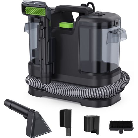 Nettoyeur de tapis et tissus 500W – Canapés, Tapis de sol, Voiture, Multi-surfaces, Silencieux ≤81dB, Aspiration 12Kpa