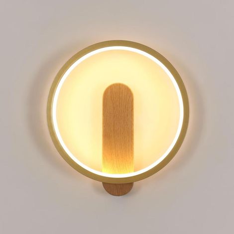 Innen LED Wandleuchte 15W 1600LM, rund warmweiß 3000K, Flur Wohnzimmer Zimmer moderne Beleuchtung (1/5)