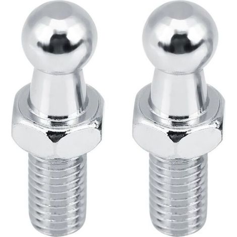 Rotules de Vérin pour Amortisseurs à Gaz M8 - Lot de 2 Pièces avec Goujons Billes 8 mm et Joints Rotulés - (1/5)