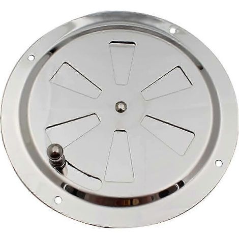 La grille de ventilation circulaire possède une taille d'aération réglable de 125 mm. (1/5)