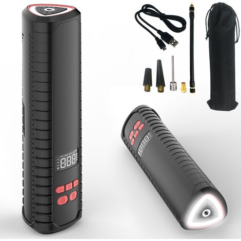 FISHTEC - Gonfleur électrique portable USB, 10 bars, LCD