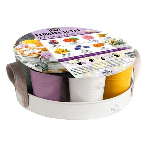 Plateau 7 Fleurs Comestibles
