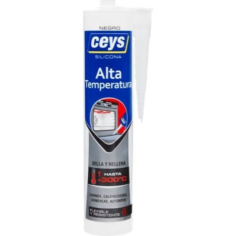 CEYS SELLACEYS SILICONA ALTA TEMPERATURA NEGRO 280ML=506038 (1/5)