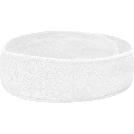 Diadema de tela de rizo blanca (1/2)
