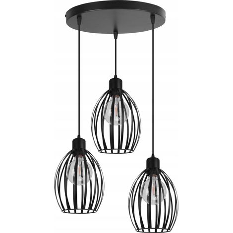 Plafonnier Loft Suspension Métal E27 LED (1/5)