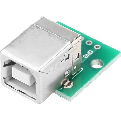 Lot de 10 adaptateurs USB Type B femelle vers DIP 4 broches, pas de 2,54 mm (1/5)