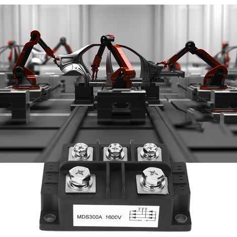 Pont redresseur triphasé MDS300A 1600 V, module de redressement encapsulé dans de la résine (1/5)