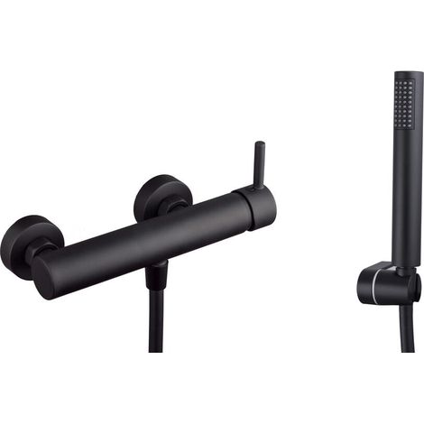 Sirio series tap for shower black (1/5)