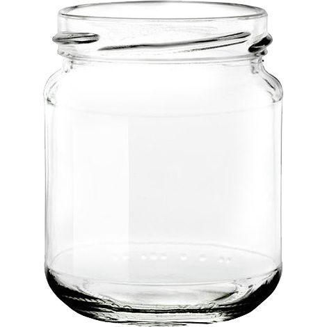 Barattolo In Vetro Senza Tappo 212 cc Bocca D63 mm - 24 Pz