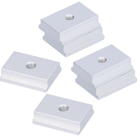 Lot de 6 écrous coulissants pour rail en T, en alliage d'aluminium, pour équipements d'automatisation, profilés de fixation M5, M6 et M8. (1/5)