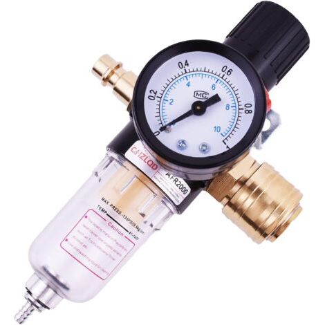 1/4"-Kompressordruckregler, Luftkompressorfilter, Kompressorluftfilter für Druckluftkompressoren und Druckluftwerkzeuge