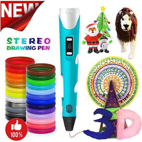 diy-3d-stift-mit-lcd-bildschirm-12-farben-36-meter-pla-filament-ideales-geschenk-fur-kinder-zu-weihnachten-und-zum-geburtstag-215016272 (1/5)