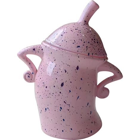 Boîte de rangement alimentaire résistante aux chutes en PVC durable - Récipient de bureau décoratif pour Halloween en rose (1/5)