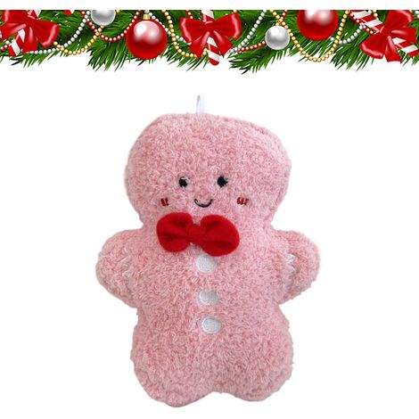 Objets décoratifs pour Noël d'épices Ornements rembourrés décoratifs Figurines en d'épices Ornements pour porte, fenêtre, table, canapé, sofa, chaise, maison, fête de