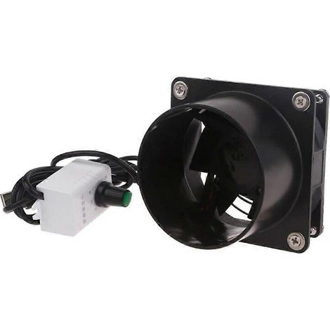 Rauchabzugsventilator mit Abluftkanal, USB-Anschluss, einstellbarer Geschwindigkeit, Zubehör für Rauchabsorber A (1/5)