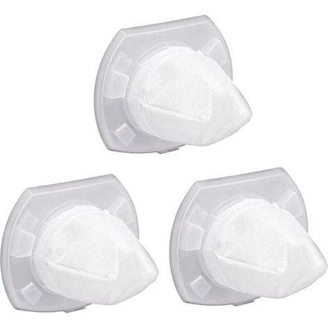 Set da 3 filtri per utensili elettrici Black & Decker VF110 Dustbuster CHV9610 CHV1210 - Ricambio 90558113