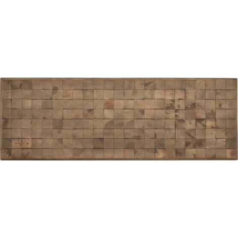 Tête de lit en bois, format simple, façade à blocs, 110 x 60 cm (1/3)