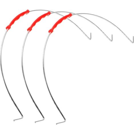 de 3 poignées de seau en fer renforcé pour seaux métalliques (1/5)