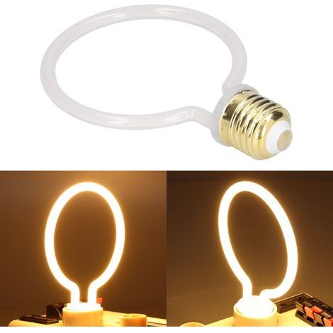 SJLERST G95 Ampoule LED, 4W 220V‑240V 2700K E27 Filament LED Lumière Ambiante Lumière Chaude pour Maison, Café, Bureau Verre Clair (1/5)