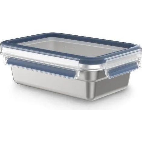 Scatola Rettangolare 0,8 L - Clip & Close Inox - Emsa (1/3)
