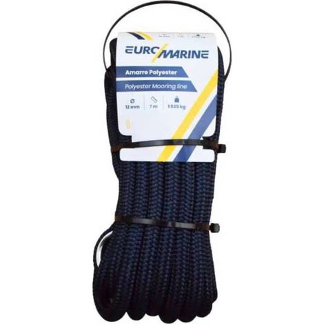 Cuerda de amarre euromarine 9 m poliéster resistente UV