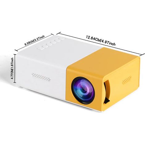 (Norme européenne jaune et blanche) Projecteur, projection haute définition, gain de place. (1/5)